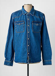 Chemise manches longues poches bleu DAYTONA homme