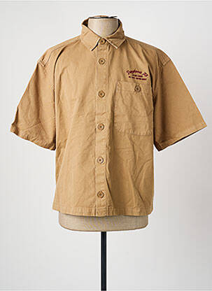 Chemise manches courtes poches beige DAYTONA homme