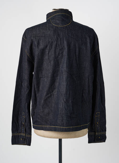 Chemise manches longues coupe droite bleu DAYTONA homme