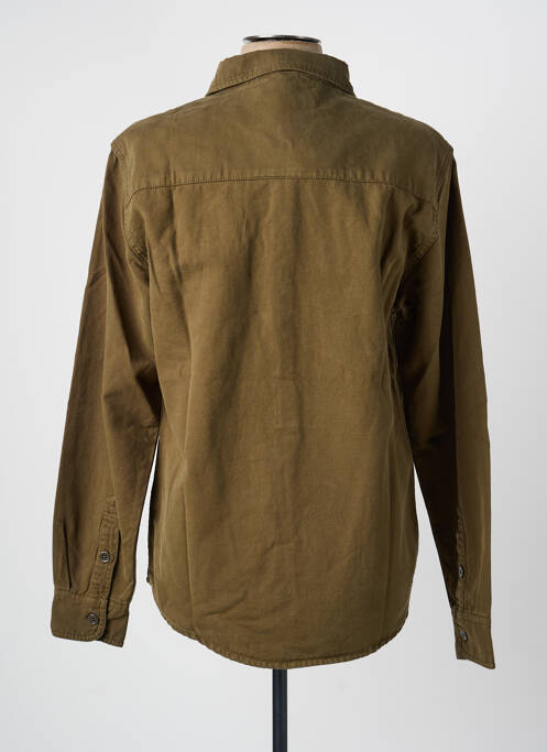 Chemise manches longues coupe cintrée vert DAYTONA homme