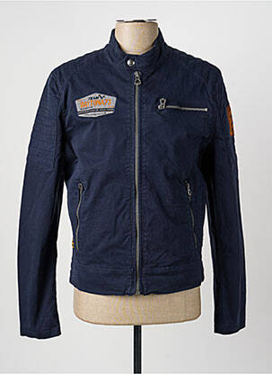 Blouson manches longues bleu DAYTONA homme