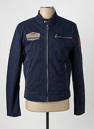 Blouson manches longues bleu DAYTONA homme