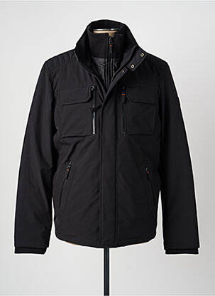 Blouson fermeture zippée sous rabat pressionné noir DAYTONA homme