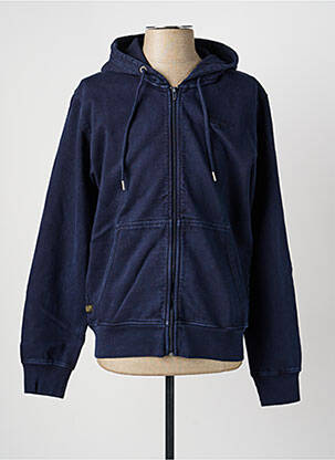 Veste casual coupe droite bleu DAYTONA homme