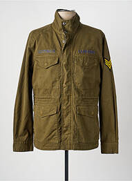 Veste casual coupe droite vert DAYTONA homme