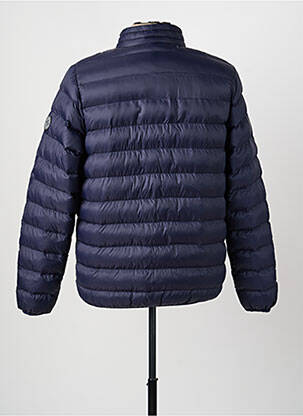 Doudoune manches longues a capuche bleu DAYTONA homme