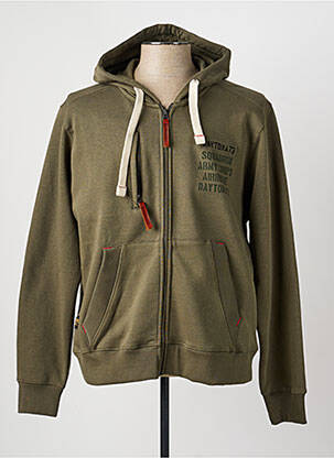 Veste casual coupe droite vert DAYTONA homme