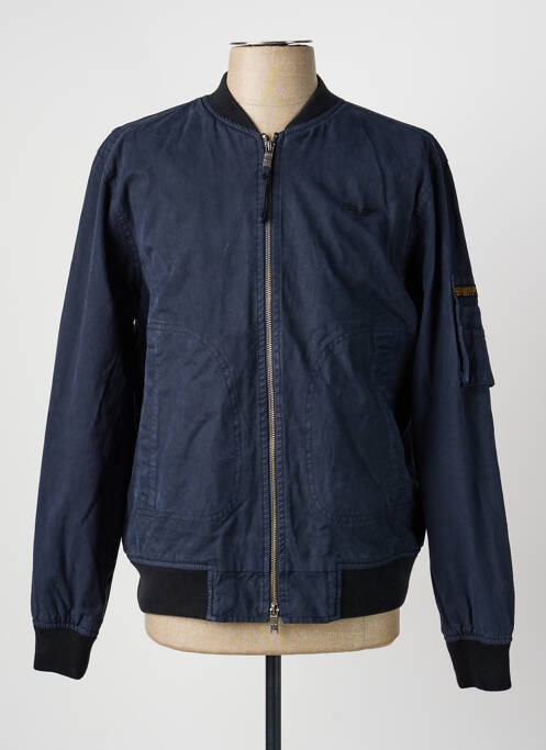 Blouson manches longues bleu DAYTONA homme