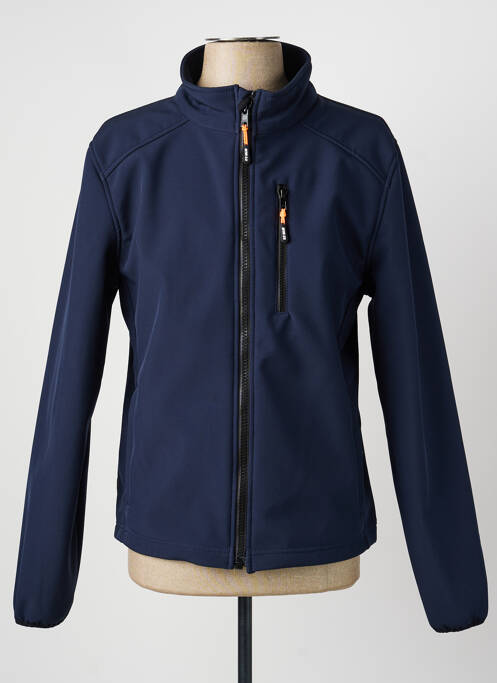 Veste casual coupe droite bleu DAYTONA homme