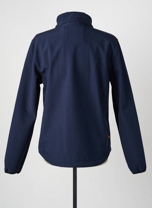 Veste casual coupe droite bleu DAYTONA homme