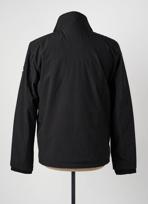 Blouson fermeture zippée sous rabat pressionné noir DAYTONA homme