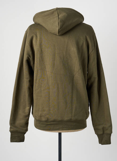 Veste casual finition intérieure doublure polaire vert DAYTONA homme
