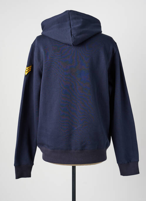 Veste casual coupe droite bleu DAYTONA homme