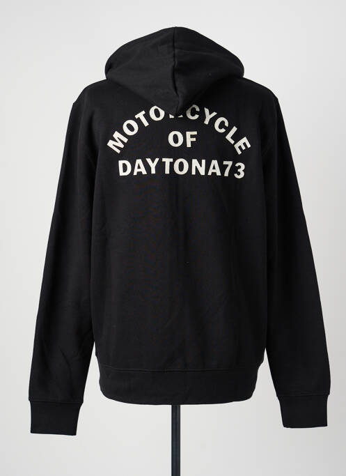 Veste casual coupe droite noir DAYTONA homme