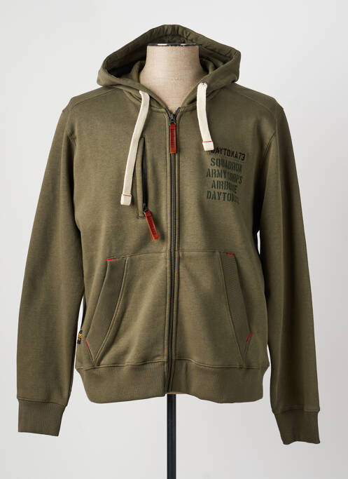 Veste casual coupe droite vert DAYTONA homme