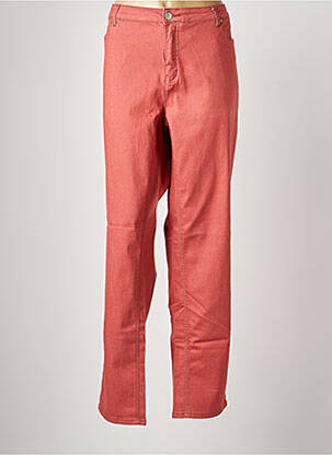 Jeans coupe slim stretch taille normale orange CISO femme