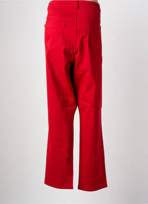 Jeans coupe slim stretch taille normale rouge CISO femme