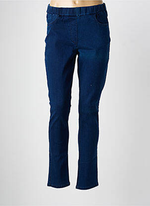 Jegging tissage brut taille normale bleu SIGNATURE femme