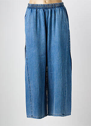 Jeans coupe large stretch taille normale bleu BELLA BLUE femme