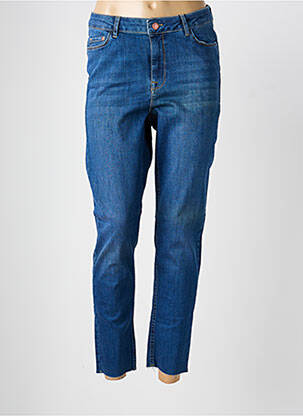 Jeans coupe slim stretch taille normale bleu BASE LEVEL femme
