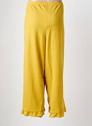 Pantalon 7/8 taille élastique taille normale jaune G!OZE femme