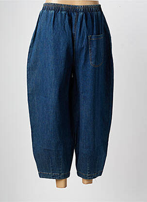 Jeans coupe large stretch taille normale bleu BELLA BLUE femme