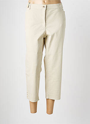 Pantacourt taille élastique taille normale beige GERKE MY PANTS femme