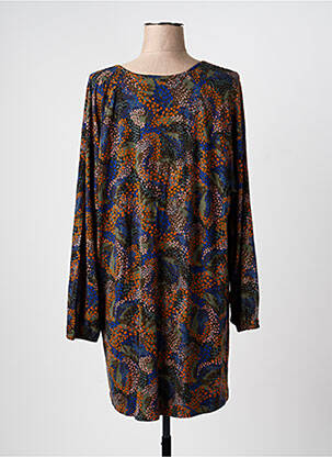 Robe courte manches longues manches longues gris CISO femme