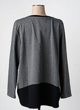 T-shirt manches longues manches longues gris SOPHIA CURVY femme