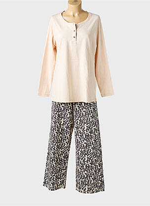 Pyjama tissage jersey beige CISO femme