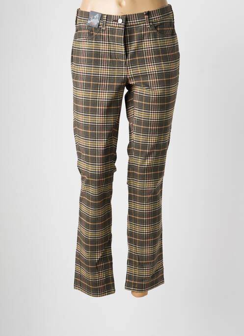 Pantalon 7/8 stretch taille normale vert GERKE MY PANTS femme