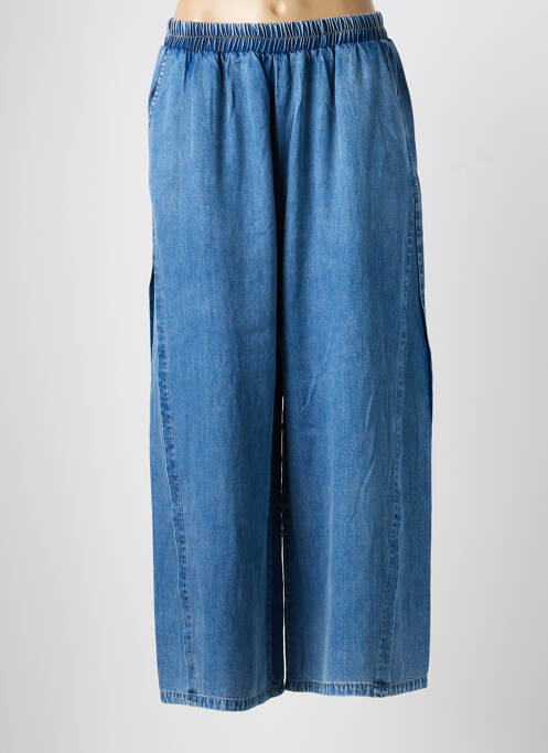 Jeans coupe large stretch taille normale bleu BELLA BLUE femme