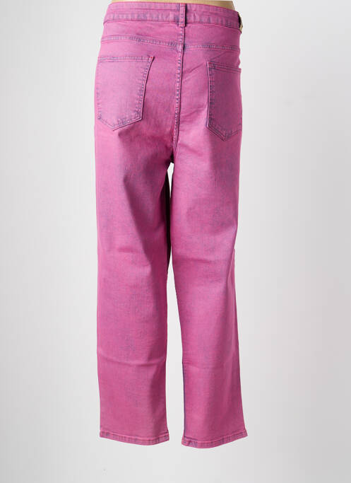 Jeans coupe slim stretch taille normale rose MAT. femme