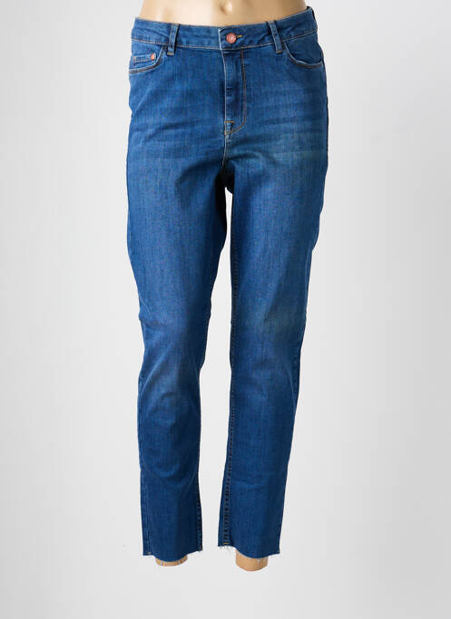 Jeans coupe slim stretch taille normale bleu BASE LEVEL femme