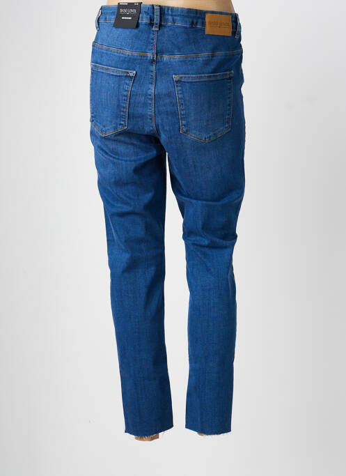 Jeans coupe slim stretch taille normale bleu BASE LEVEL femme