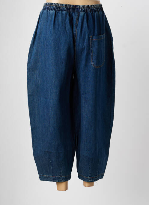 Jeans coupe large stretch taille normale bleu BELLA BLUE femme