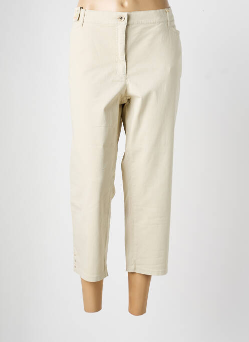 Pantacourt taille élastique taille normale beige GERKE MY PANTS femme