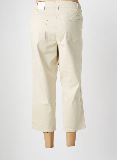 Pantacourt taille élastique taille normale beige GERKE MY PANTS femme