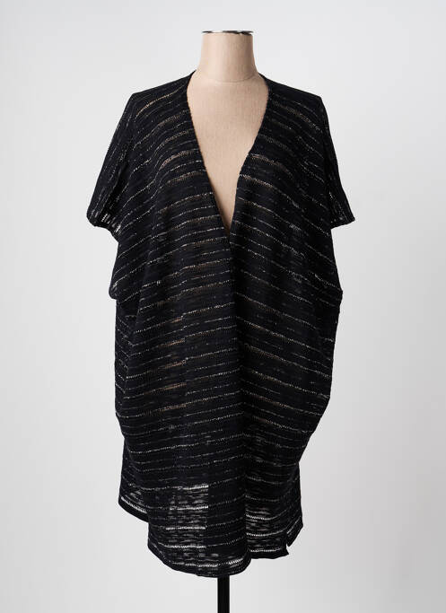 Gilet manches courtes manches mi-longues noir PLUME BY MAÏTÉ & SYLVIE femme