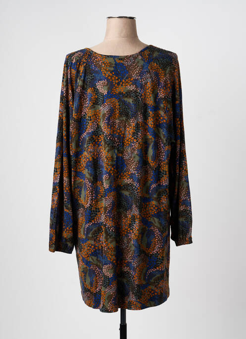 Robe courte manches longues manches longues gris CISO femme