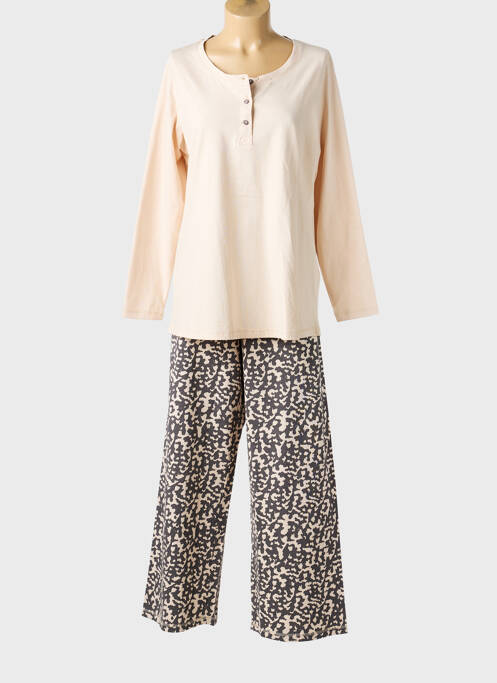 Pyjama tissage jersey beige CISO femme