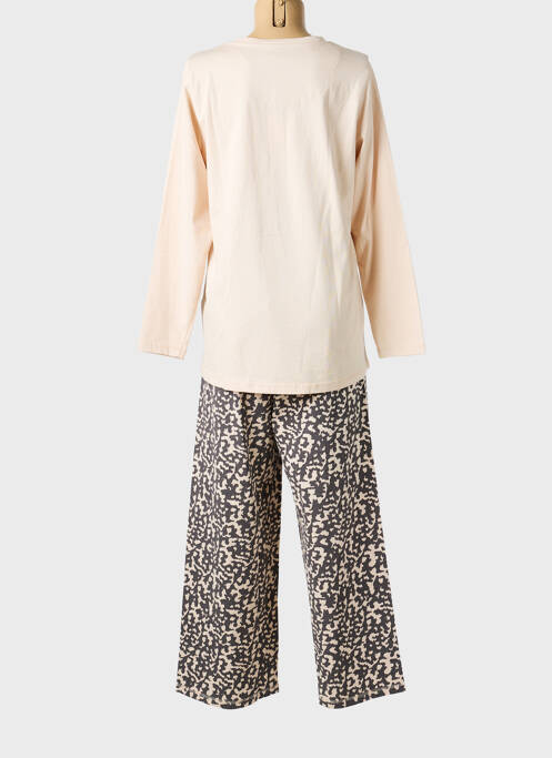Pyjama tissage jersey beige CISO femme