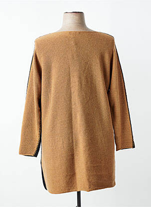 Robe pull coupe droite manches longues noir SOPHIA femme