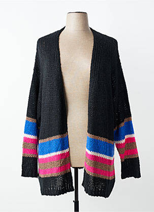 Gilet manches longues manches longues noir CISO femme