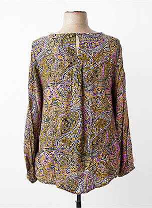 Blouse imprimé fantaisie manches longues noir CISO femme