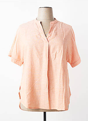 Blouse manches courtes manches courtes orange CISO femme