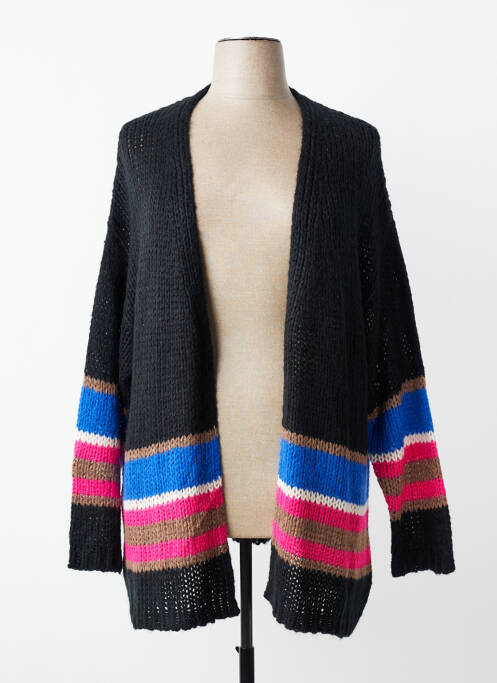 Gilet manches longues manches longues noir CISO femme