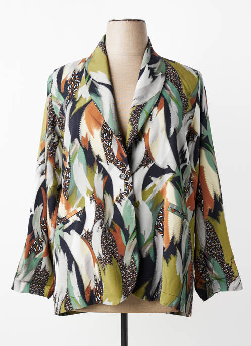 Blazer poches vert FRANCK ANNA femme