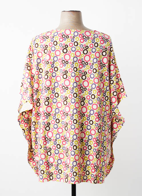 Tunique manches courtes coupe fluide rose PLUME femme
