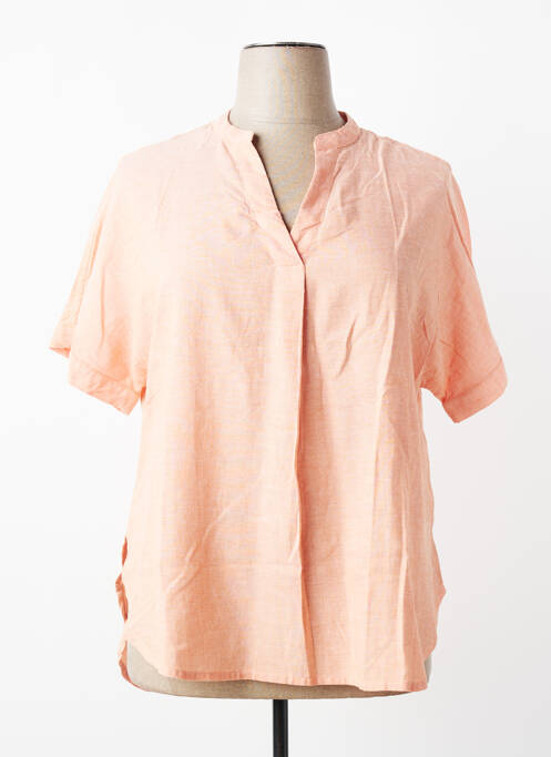 Blouse manches courtes manches courtes orange CISO femme